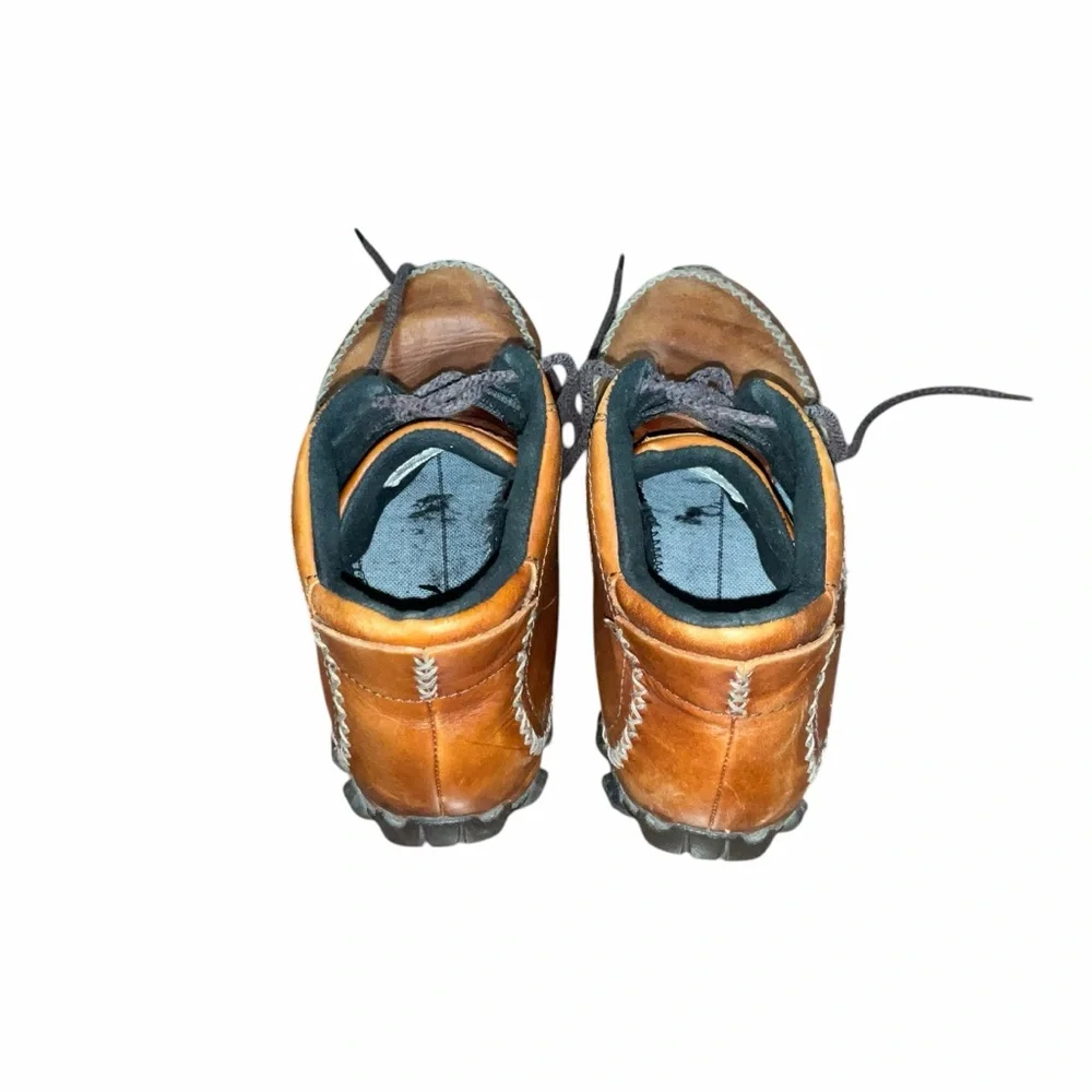 Patagonia Leather Chukka Boots Brown Moc Toe Hiking Vibram Men’s 8.5